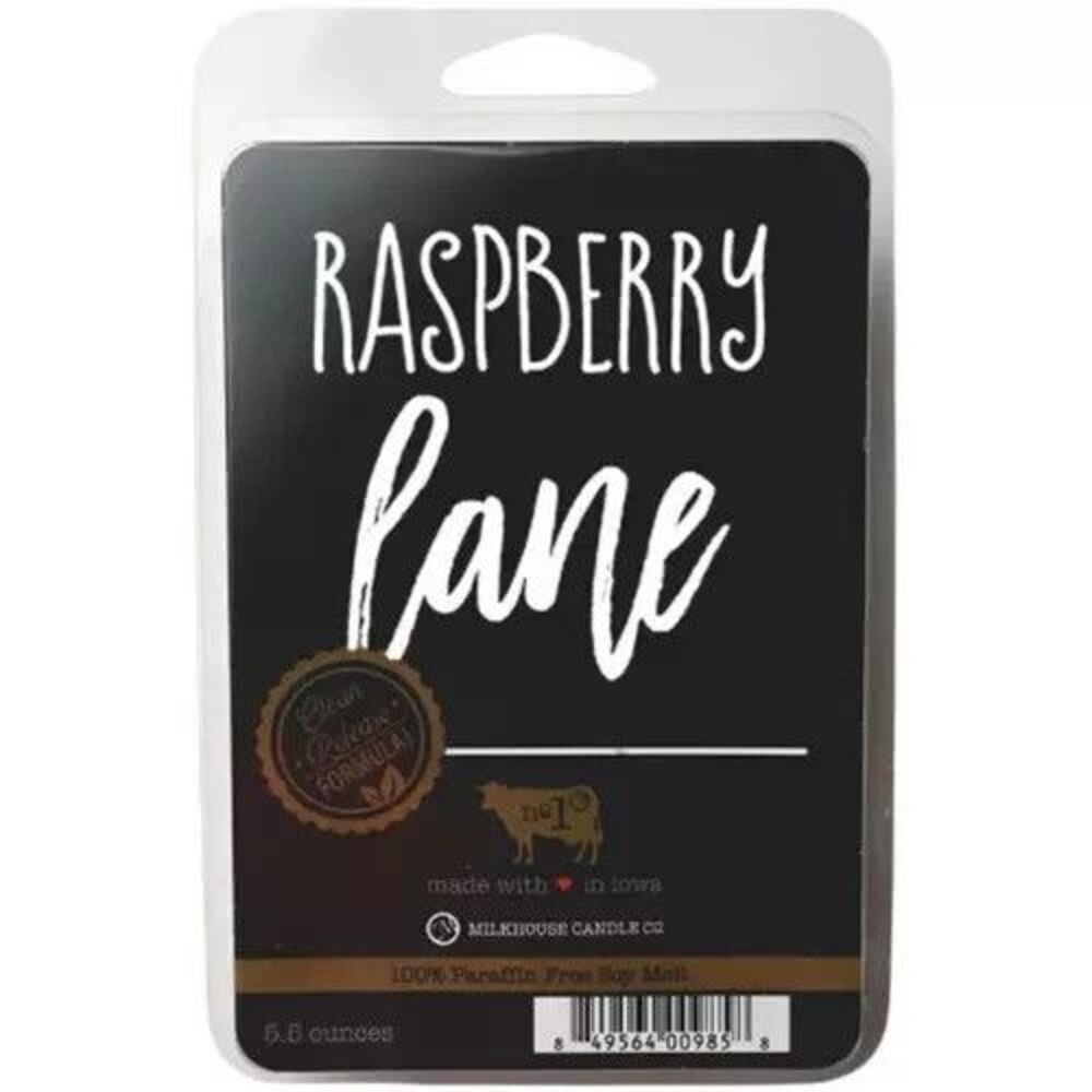Milkhouse Raspberry Lane Soy Wax Melts for Wax Warmer, 5.5 oz | Clean-Burning